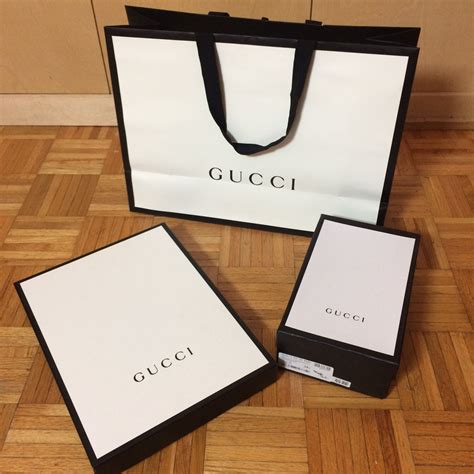 are any gucci boxes white|Gucci shoe box.